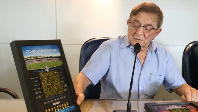 Com Koff emocionado, Grêmio lança Gramado Imortal e eterniza Olímpico