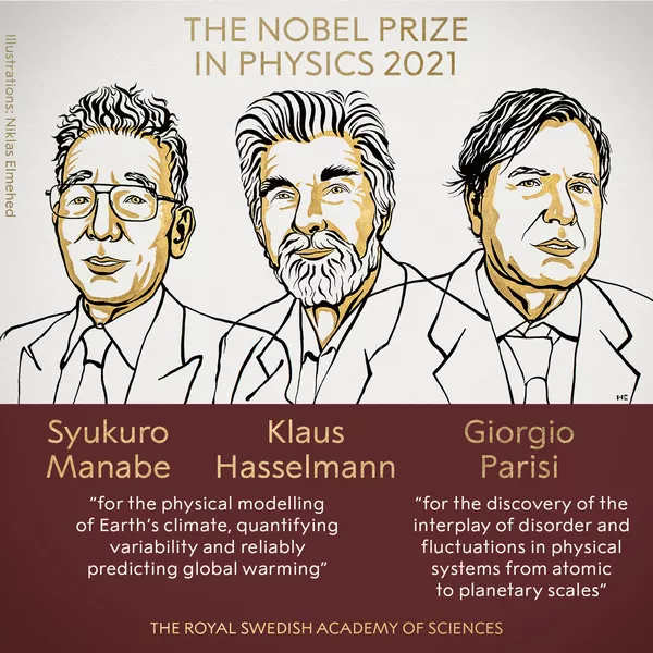 Nobel de Física 2021 vai para Syukuro Manabe, Klaus Hasselmann e Giorgio  Parisi | Ciência | G1