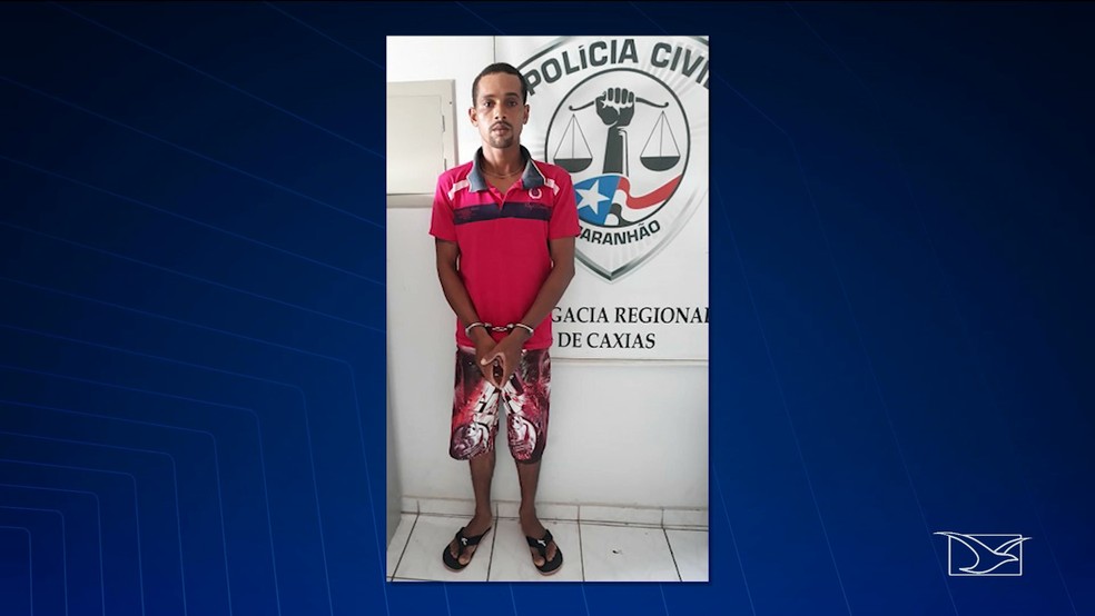 José Osael Cruz Araújo foi preso por suspeita de abuso sexual a enteada de 15 anos de idade (Foto: Reprodução/TV Mirante)