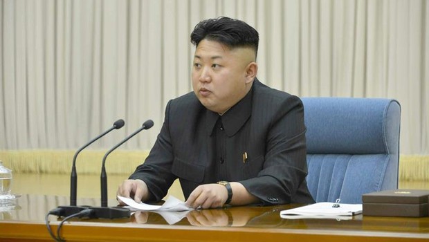O líder da Coreia do Norte, Kim Jong-un (Foto: EFE/EPA/KCNA SOUTH KOREA OUT)
