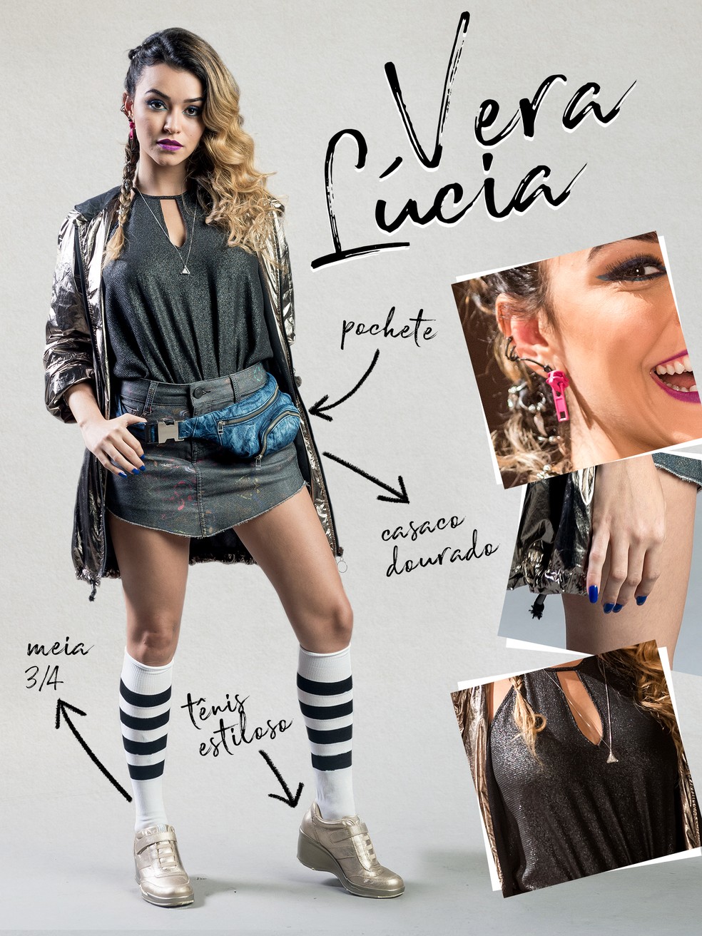 Inspirado Em Rihanna Figurino Da Personagem De Talita Younan Aposta Em Tendencia Da Moda Hip Hop O Tempo Nao Para Gshow