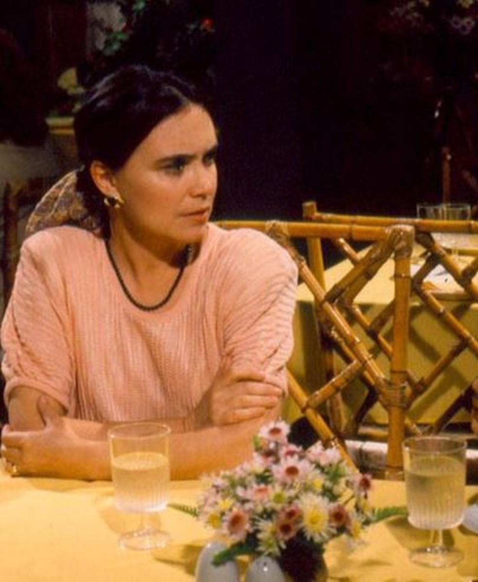 Regina Duarte na novela 'Vale Tudo', de 1988 — Foto: Memória Globo