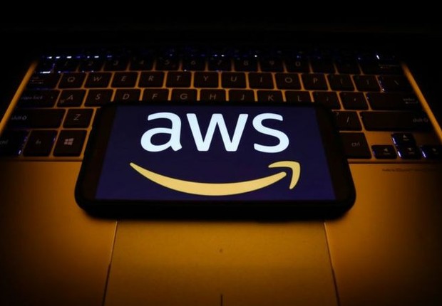 A Amazon Web Services (AWS) controla mais de 40% do mercado de armazenamento de dados (Foto: Getty Images via BBC News)