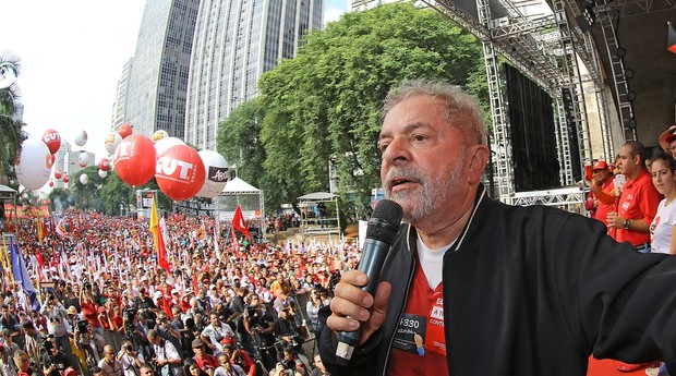 Lula discursa em evento da CUT no Dia do Trabalho (Foto: Ricardo Stuckert/ Instituto Lula)