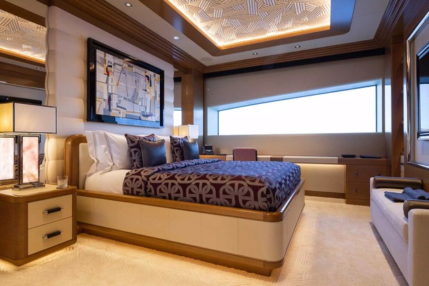 Iate alugado por Beyoncé (Foto: Reprodução/Imperial Yachts)