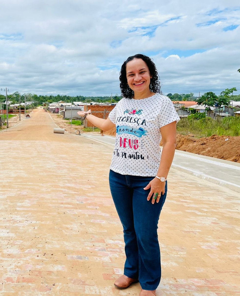 Prefeita Maria Lucineia, de Tarauacá, interior do Acre, é investigada pelo MP-AC — Foto: Asscom/Prefeitura de Tarauacá