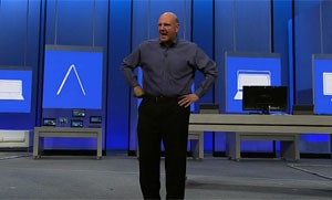 Steve Ballmer disse em evento nesta quarta-feira (26) que Microsoft está se transformando (Foto: Divulgação/Microsoft)