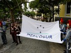 Venezuela desafia parceiros e hasteia bandeira do Mercosul