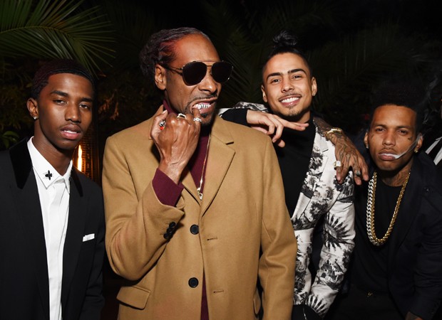 LOS ANGELES, CA - DECEMBER 07:  (L-R) Christian Casey Combs, Snoop Dogg, Quincy Brown, and Kid Ink attend the 2017 GQ Men of the Year Party  at Chateau Marmont on December 7, 2017 in Los Angeles, California.  (Photo by Michael Kovac/Getty Images for GQ) * (Foto: Getty Images for GQ)