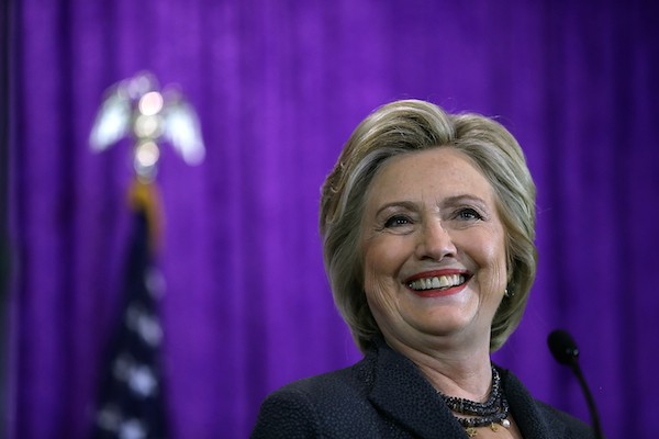 A candidata à presidência dos Estados Unidos, Hillary Clinton (Foto: Getty Images)