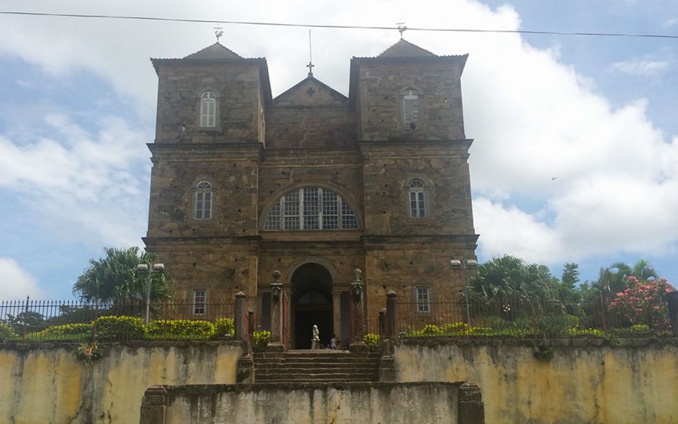 Igreja de São José das Três Ilhas, distrito de Belmiro Braga — Foto: Arquidiocese Juiz de Fora/Arquivo