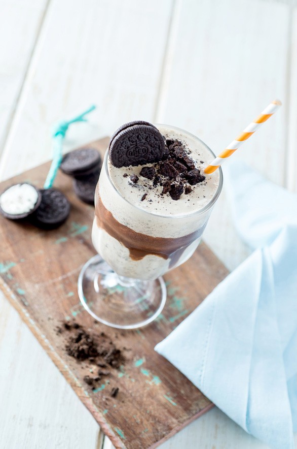 Receita: Milk-shake com biscoito Oreo (Foto: Tadeu Brunelli)