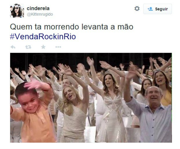 G1 - 'Corrida' por compra de ingressos do Rock in Rio vira piada nas redes  - notícias em Música