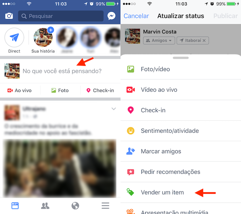 Como vender produtos pelo Facebook para iPhone e iPad 
