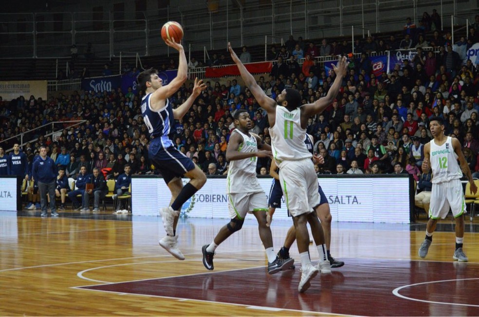 Argentina liderou o placar na maior parte da partida (Foto: Cale Ruiz/CABB)