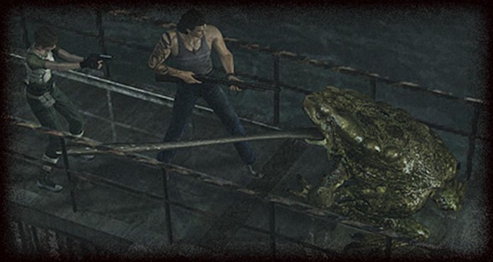 Resident Evil Zero HD Remaster: Lurker pode matar o jogador com apenas um golpe (Foto: Divulgação/Capcom)