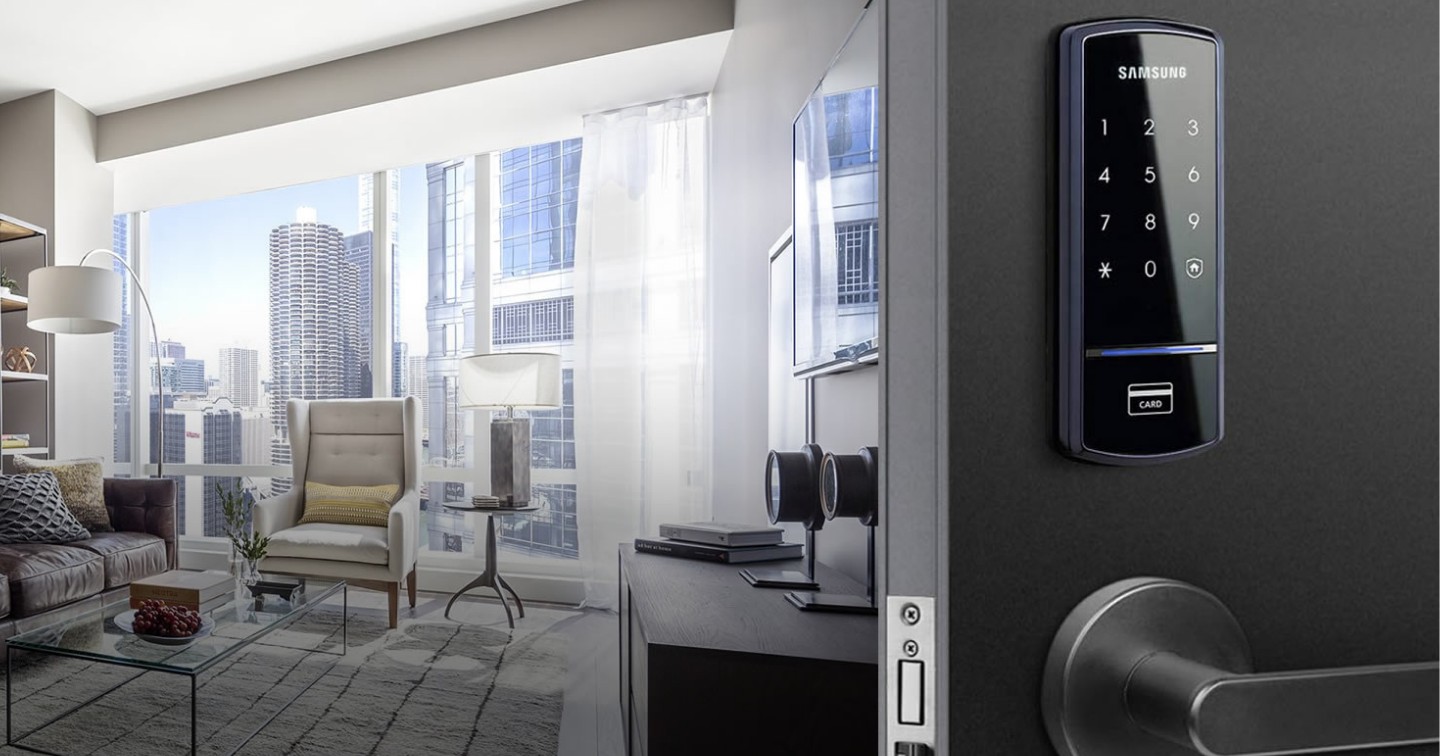 Fechadura digital: conheça modelos para automação residencial  (Foto: Reprodução/Samsung)