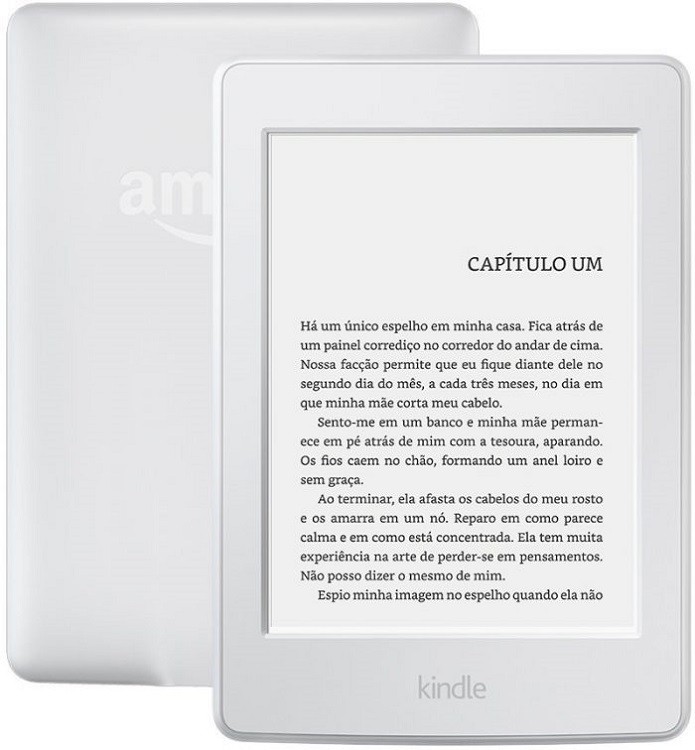 Novo Kindle também chega na cor branca (Foto: Divulgação/Amazon) 