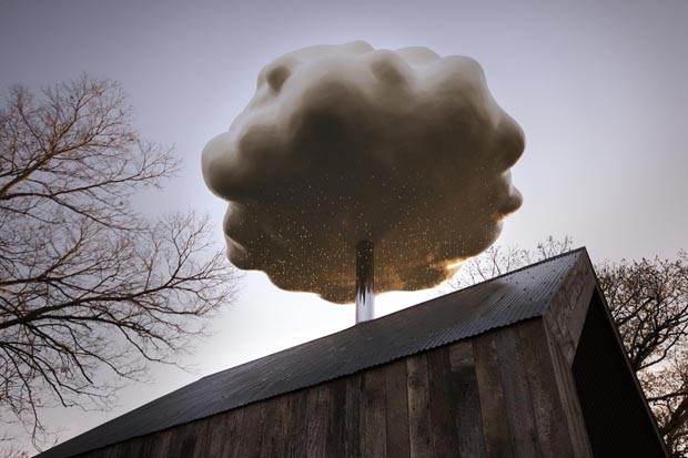Casa nuvem capta água da chuva de um jeito divertido (Foto: Divulgação)