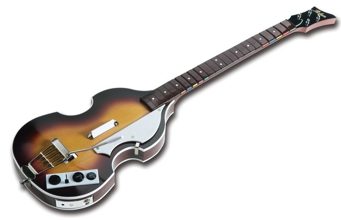 O baixo de Paul McCartney também funciona como guitarra (Foto: Divulgação/Harmonix)