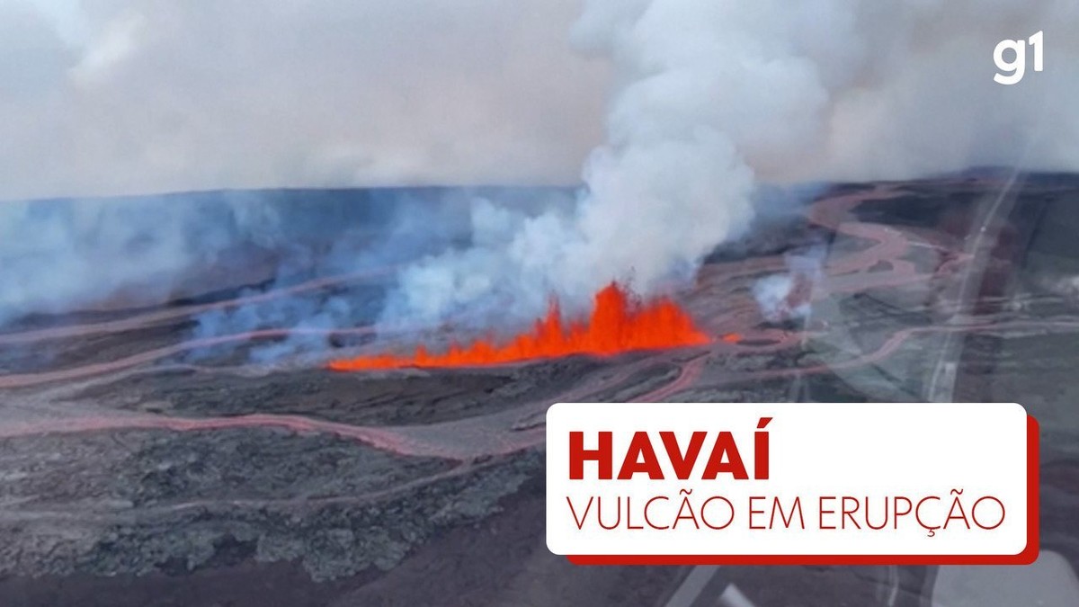 Mauna Loa Maior Vulcão Ativo Do Mundo Entra Em Erupção No Havaí Mundo G1 4692