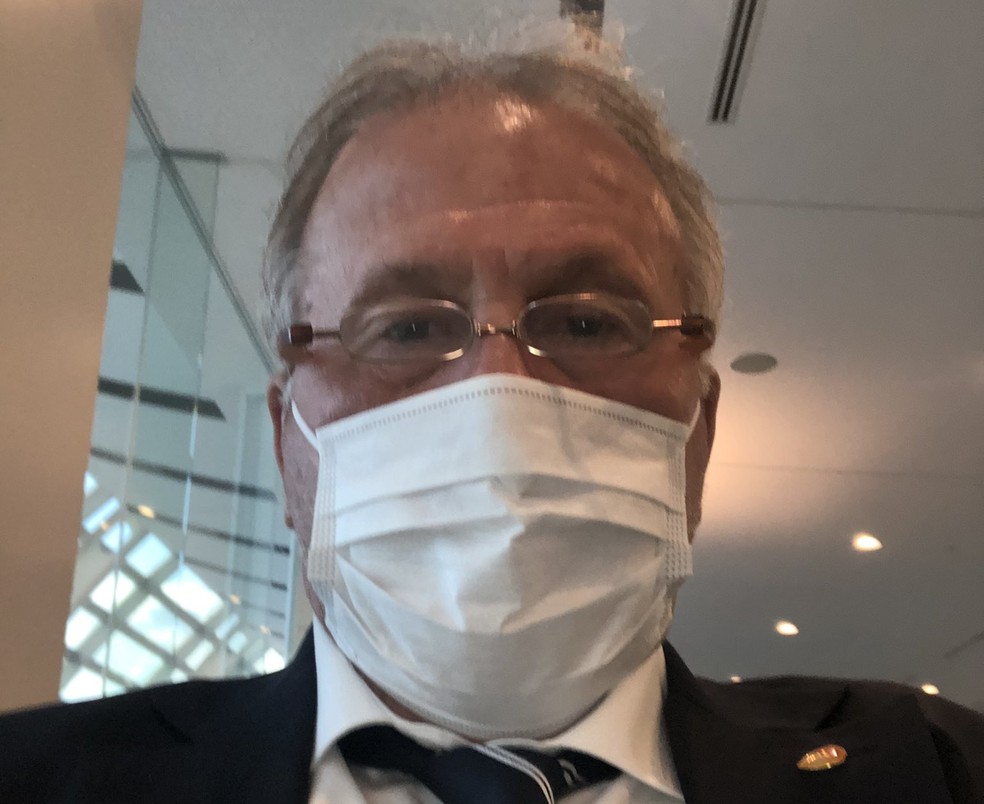 Zico também testou negativo para o coronavírus — Foto: Reprodução/Twitter