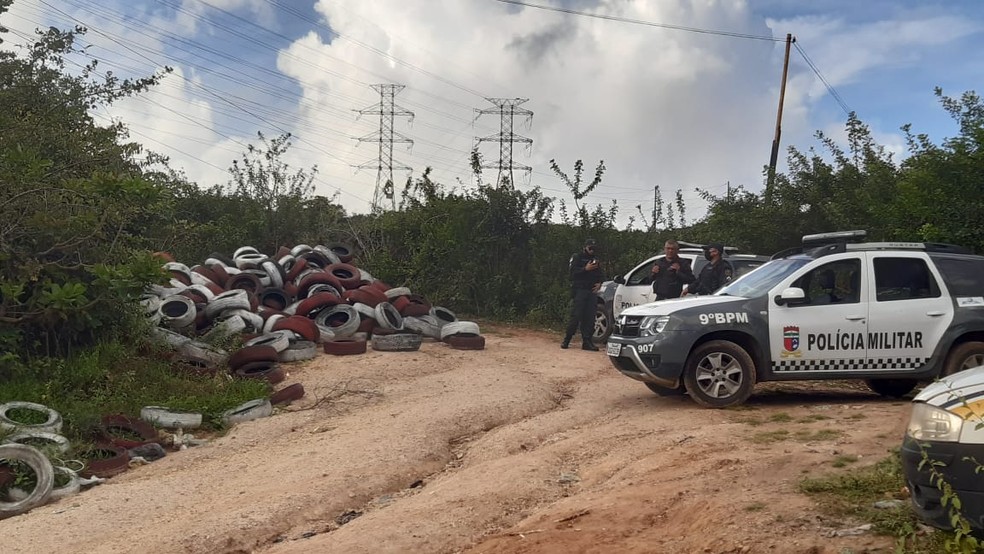 Jovem foi encontrada decapitada em uma região de duna na Zona Oeste de Natal — Foto: Sérgio Henrique Santos/InterTV Cabugi