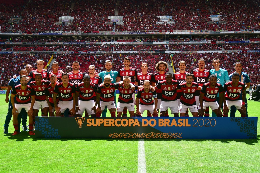 Flamengo é o terceiro campeão da Supercopa do Brasil — Foto: EDUARDO CARMIM/AGÊNCIA O DIA/ESTADÃO CONTEÚDO