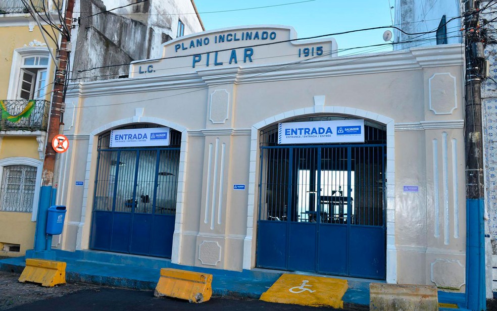 Plano Inclinado Pilar, em Salvador (Foto: Max Haack/ Agecom)