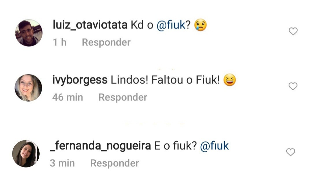 Internautas questionam Gloria Pires sobre Fiuk  (Foto: Reprodução / Instagram )