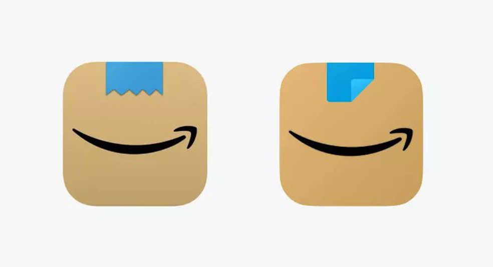 Amazon muda símbolo após comparação com bigode de Hitler — Foto: Reprodução/Twitter