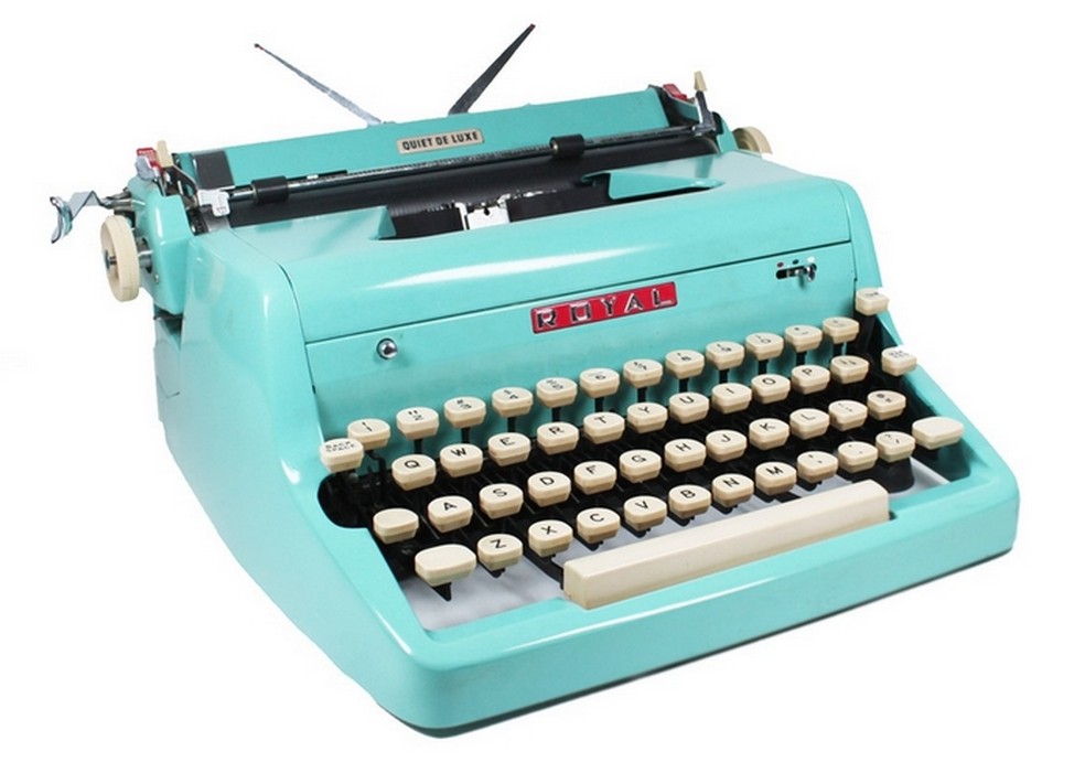 Máquina de escrever com teclado QWERTY (Foto: Divulgação/Royal)