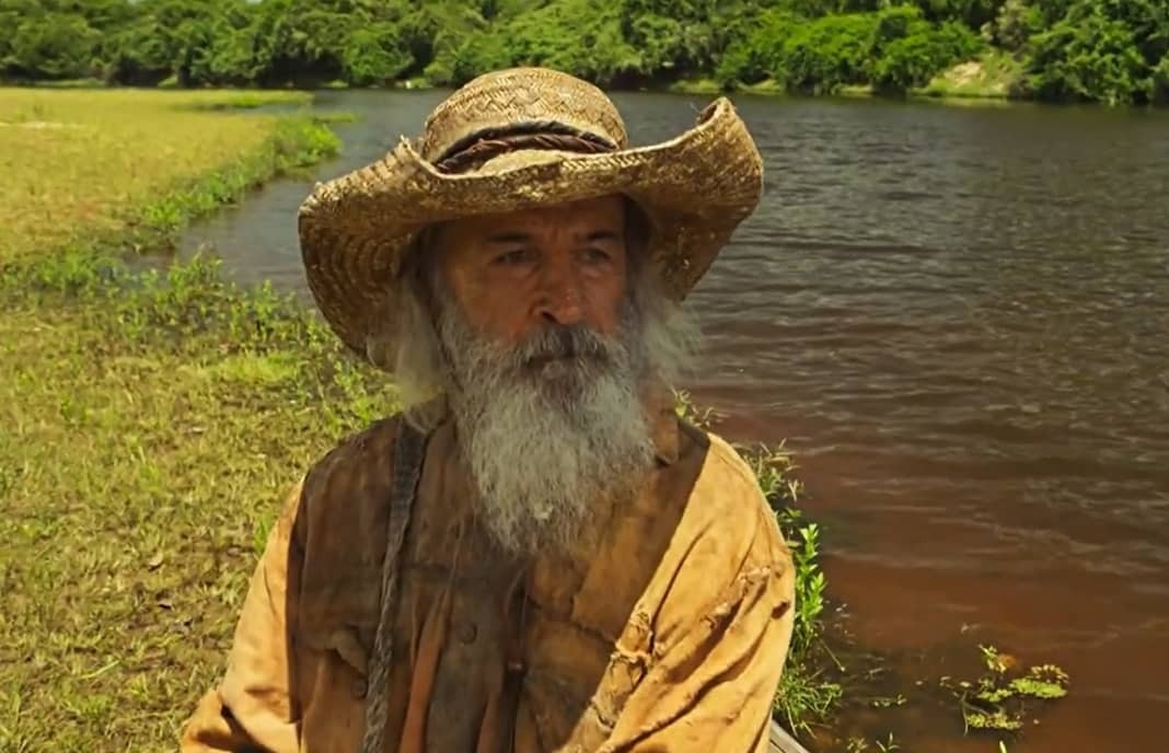 Osmar Prado interpreta Velho do Rio em Pantanal (Foto: TV Globo)