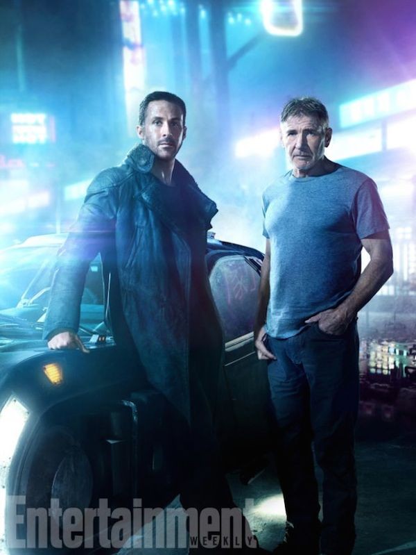 Harrison Ford e Ryan Gosling em foto na continuação de 'Blade Runner' (1982) (Foto: Divulgação)