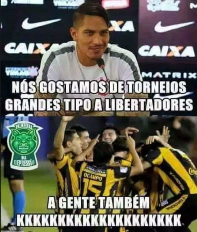 Eliminação do Corinthians gera enxurrada de memes nas redes