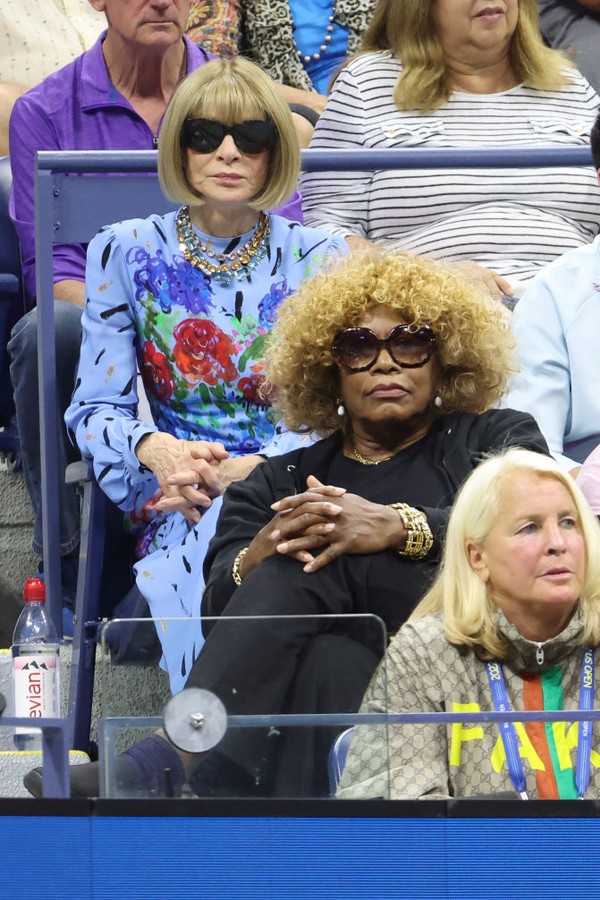 NEW YORK, NY - AUGUST 31 : Anna Wintour, Oracene Price, mother of Venus and Serena Williams attend the victory of Serena during Day 3 of the US Open 2022, 4th Grand Slam of the season, at the USTA Billie Jean King National Tennis Center on August 31, 2022 (Foto: GC Images)