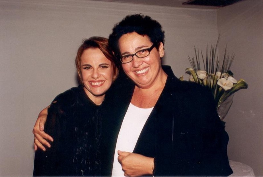 Leila Pinheiro e Claudia Jimenez, em 2002