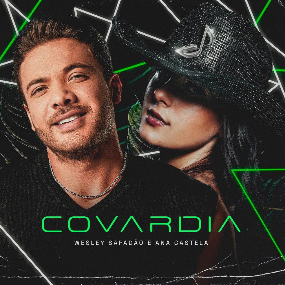 Capa do single 'Covardia', de Wesley Safadão com Ana Castela — Foto: Divulgação