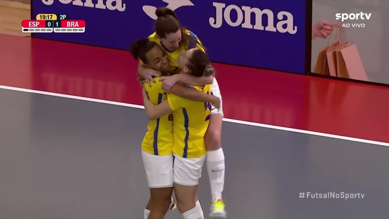 Espanha 1 x 4 Brasil | Gols do jogo | Amistoso Internacional de Futsal Feminino