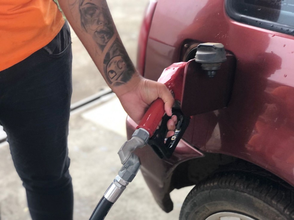 Cidade do sul da Bahia registra pre&ccedil;o mais alto de diesel do Brasil &mdash; Foto: Anna L&uacute;cia Silva/g1