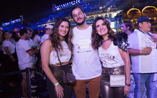 Fátima Bernardes aproveita o Carnaval com o namorado Túlio Gadelha e a filha Bia Bonner