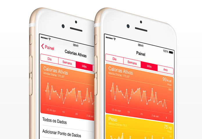Aplicativo Saúde faz parte do iOS 8 e reúne informações úteis sobre a saúde do usuário (Foto: Divulgação)