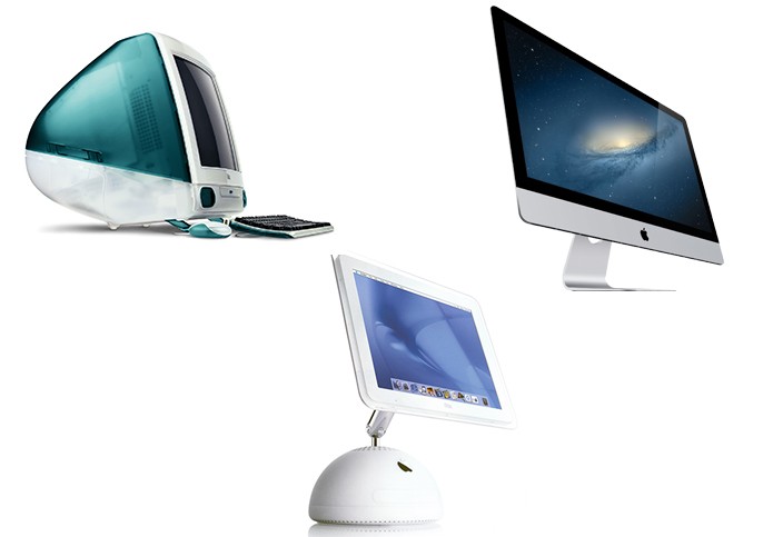 iMac já teve diversas gerações desde o lançamento (foto: Arte/Divulgação)