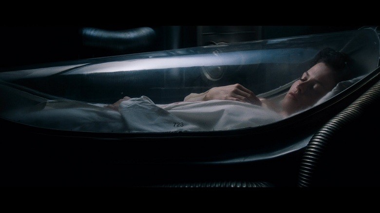 Ripley em animação suspensa, em Alien (Foto: divulgação)