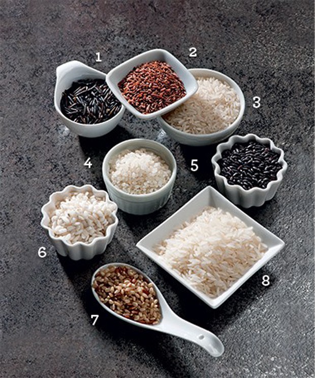 Tipos de arroz (Foto: Foto: Iara Venanzi)