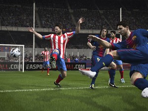 Imagem do novo game 'Fifa 14' da Electronic Arts. (Foto: Gustavo Petró/G1)