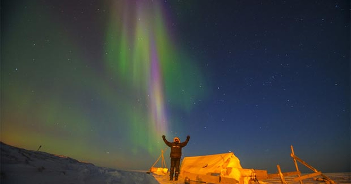 Moradores do Alasca registram aurora boreal; veja imagens do fenômeno