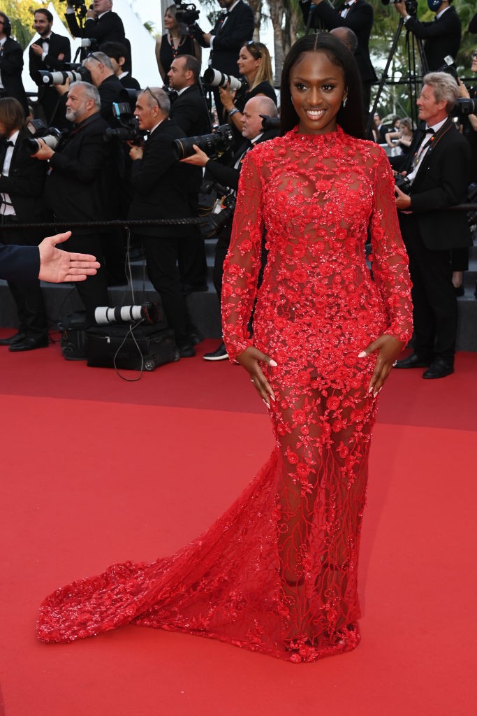 CANNES, FRANCE - MAY 28: Maimouna Doucoure attends the closing ceremony red carpet for the 75th annual Cannes film festival at Palais des Festivals on May 28, 2022 in Cannes, France. (Photo by Pascal Le Segretain/Getty Images) (Foto: Getty Images)
