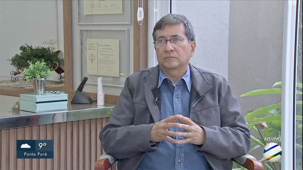 MÃ©dico de MS faz alerta sobre depressÃ£o â Foto: TV Morena/ReproduÃ§Ã£o