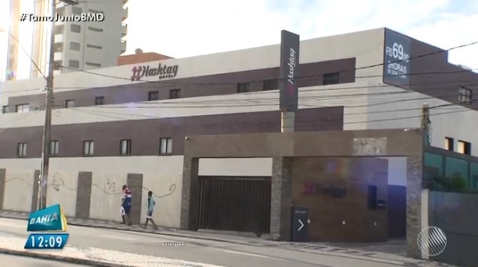 Idosos foram encontrados mortos em motel no domingo (8) (Foto: Reprodução/ TV Bahia)